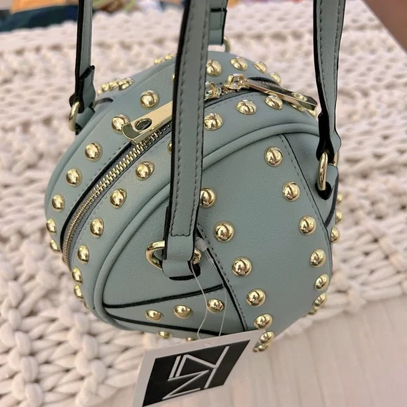 Ball studded handbag - Picture 1 of 7
